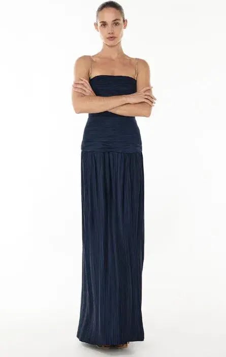 Manning Cartell Royal Debut Dress in Navy Size 12 photo 3