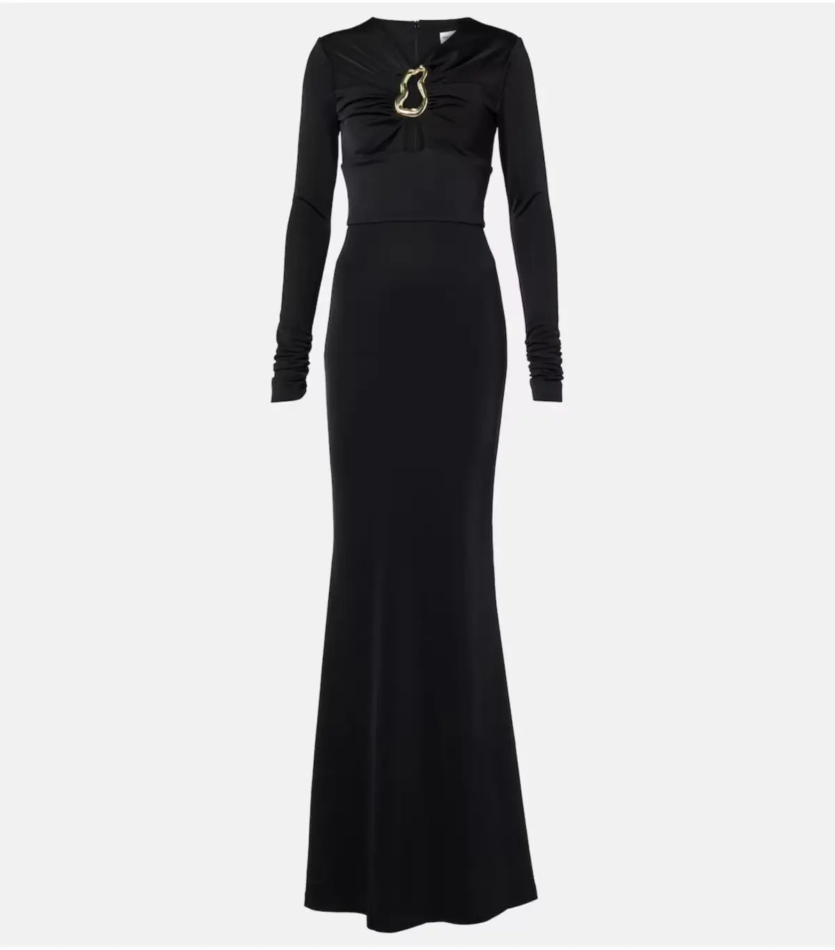 Rebecca Vallance Domenica Cut Out Gown Black Size AU 14 photo 4