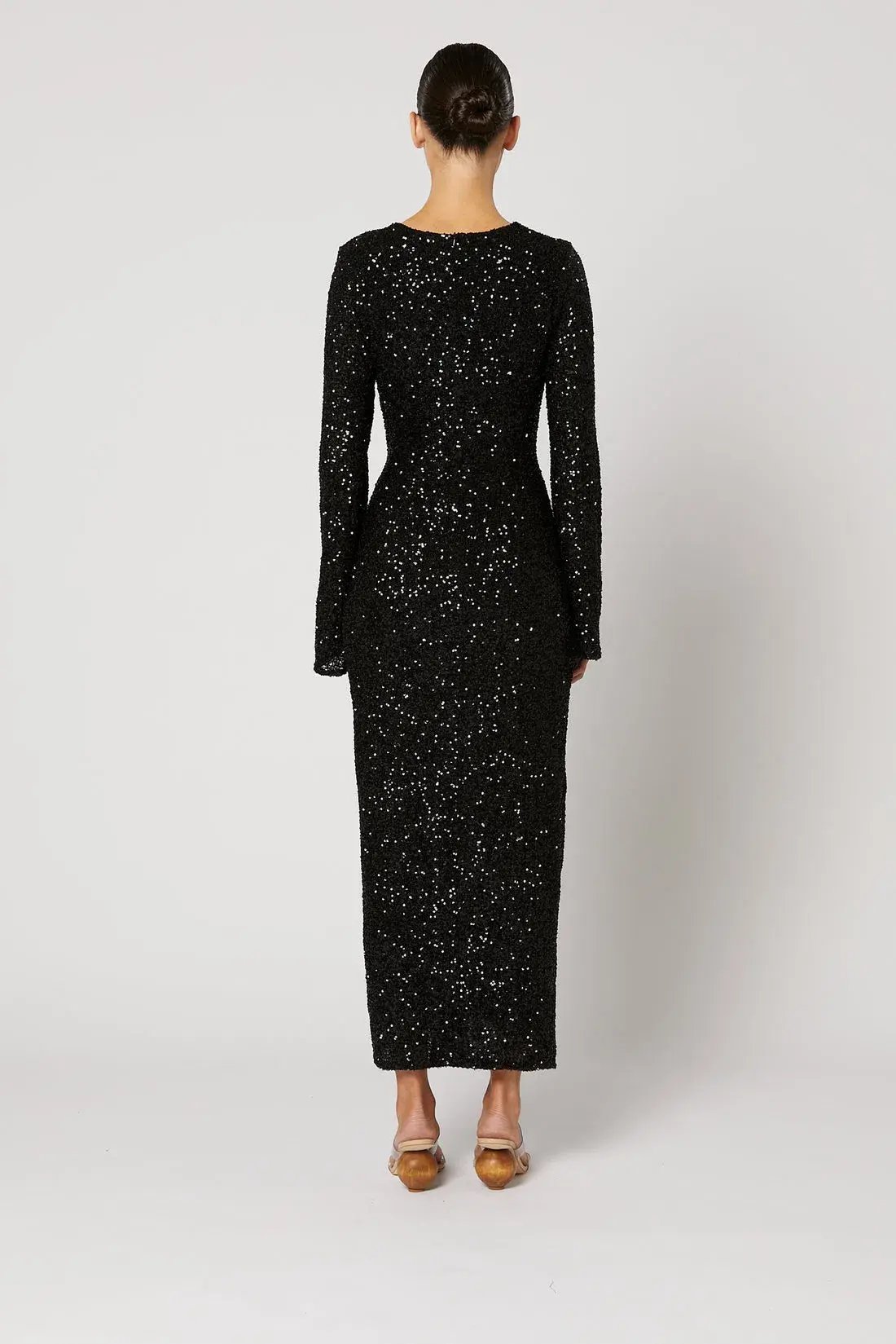 Winona Chandra Knot Midi Dress Black Size S / AU 8 photo 3
