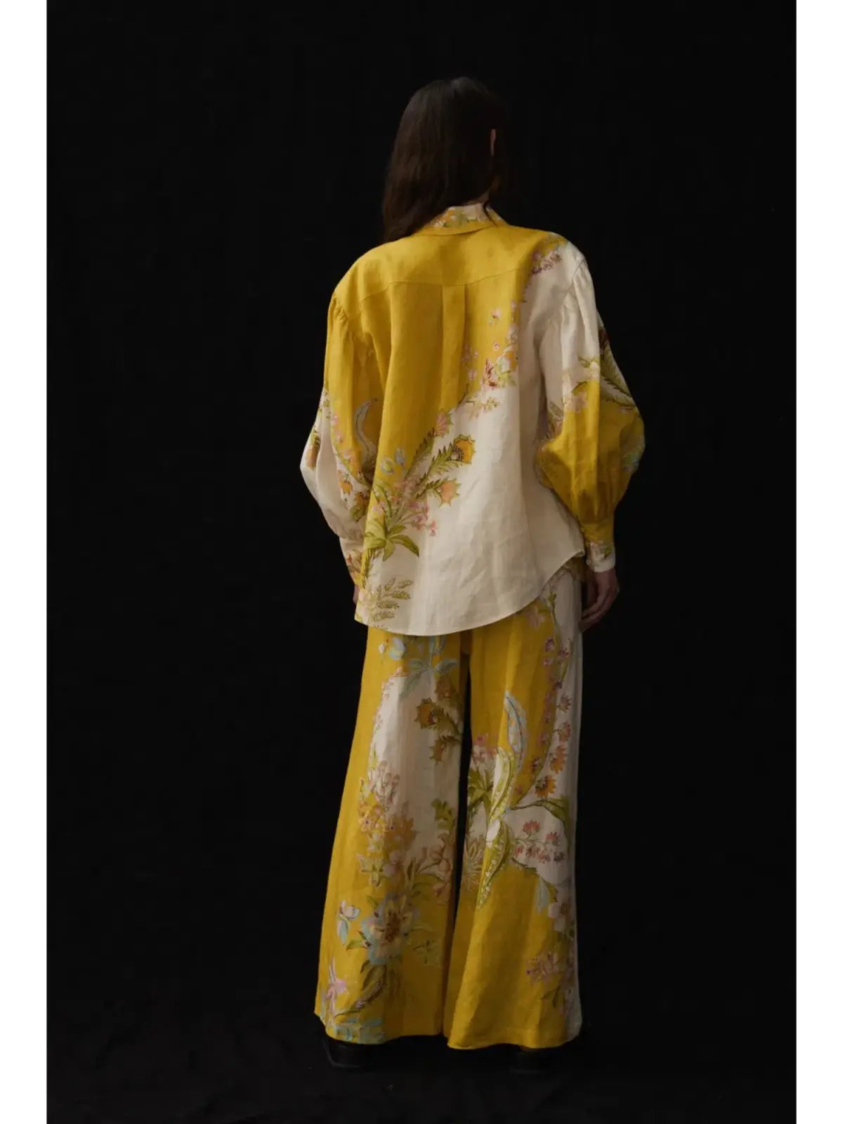 Alemais The Ira Top and Pants in Lemon/Cream Size AU 6 photo 2