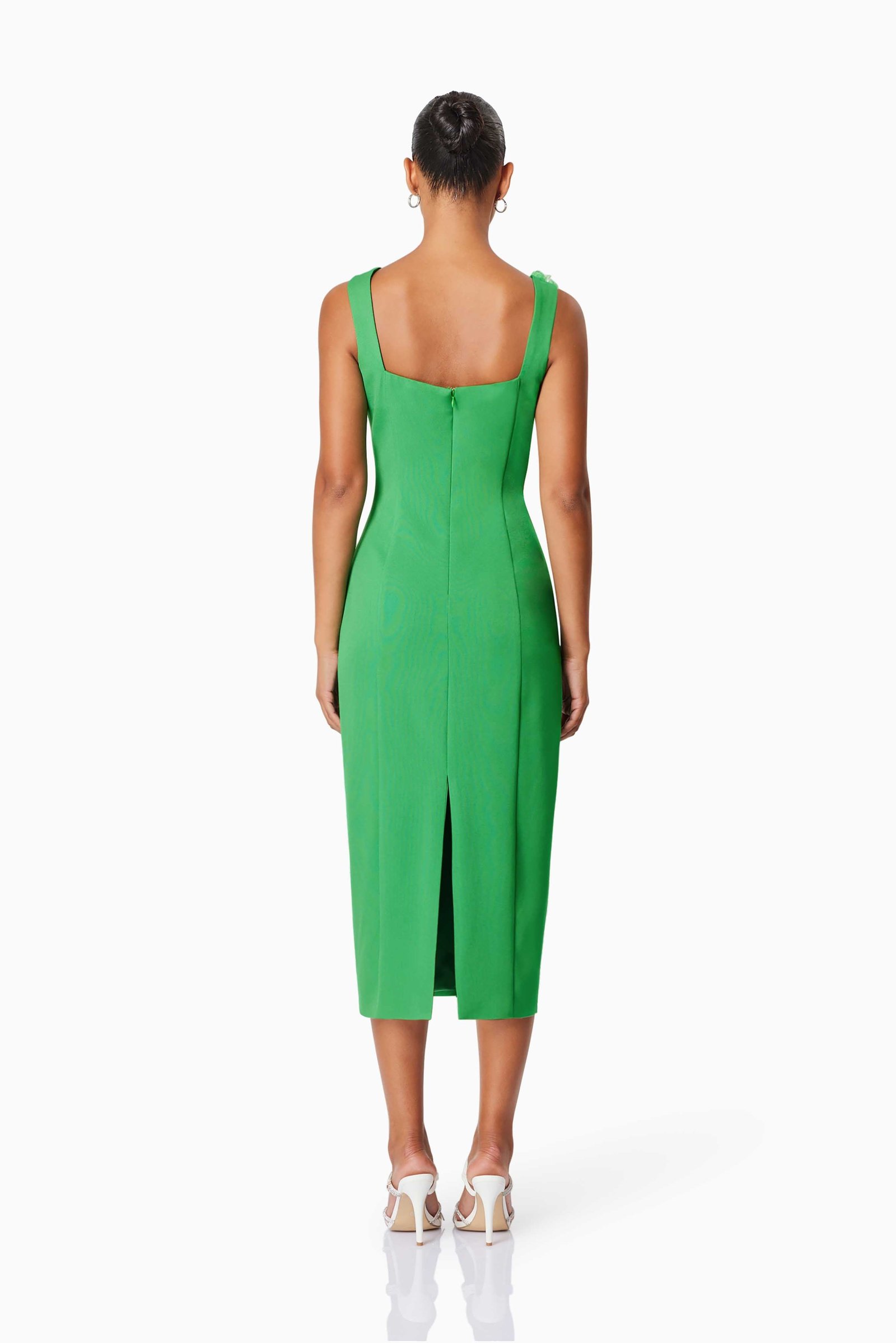 ELLIATT VALERIA MIDI DRESS - GREEN photo 6