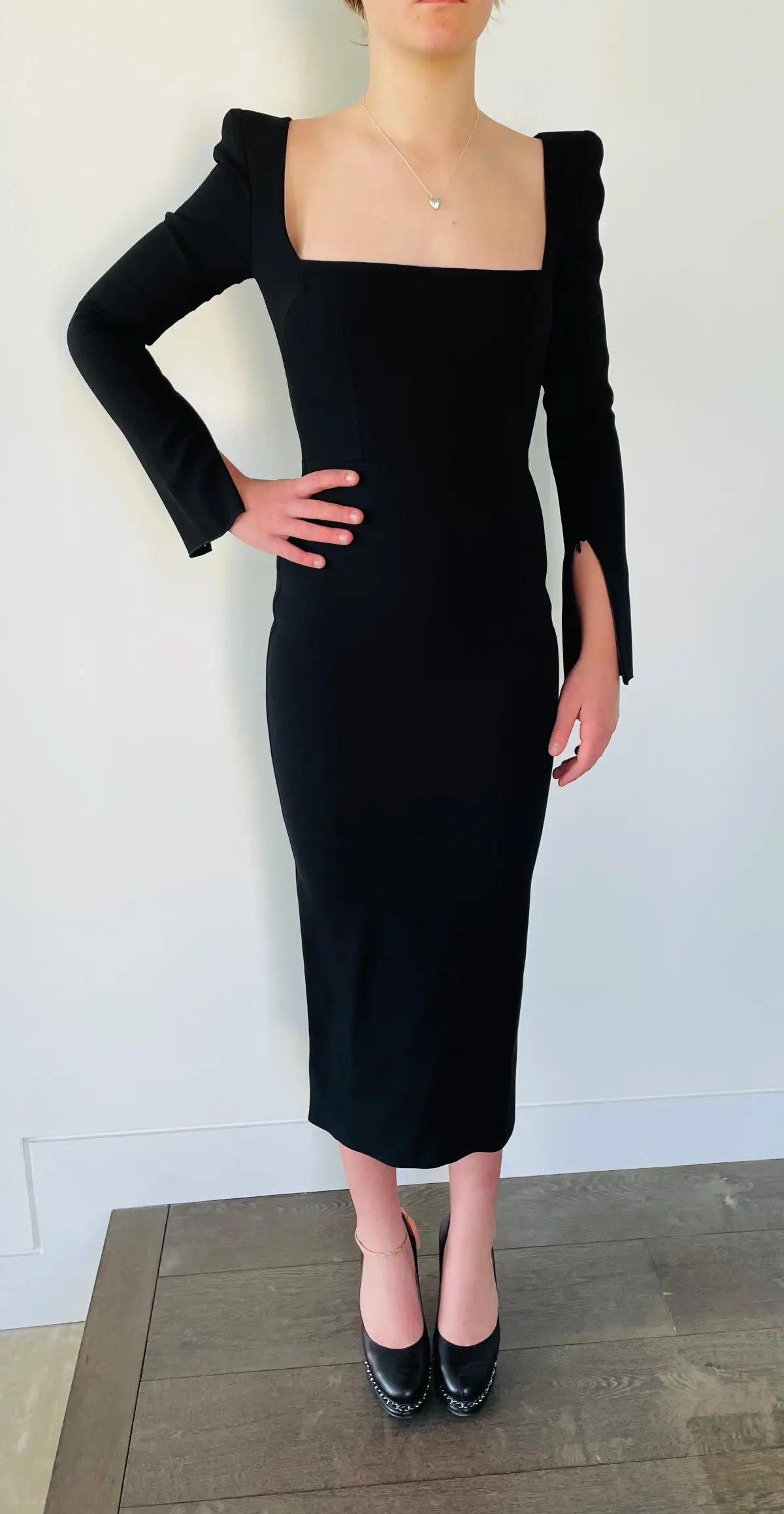 Alex Perry Baird Dress Black Size 4 photo 3