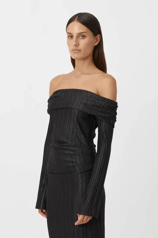 Camilla and Marc Shaw Dress in Black Size 8 photo 4