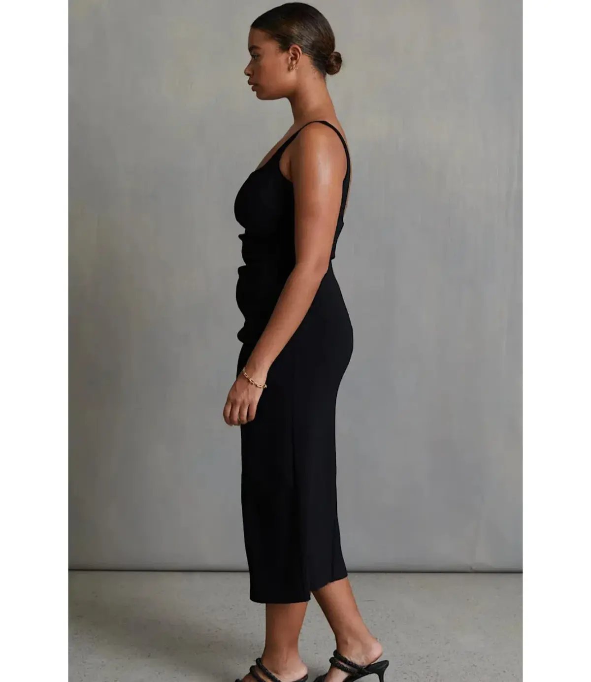 Bec & Bridge Be Mine Square Neck Dress Black Size AU 6 photo 2