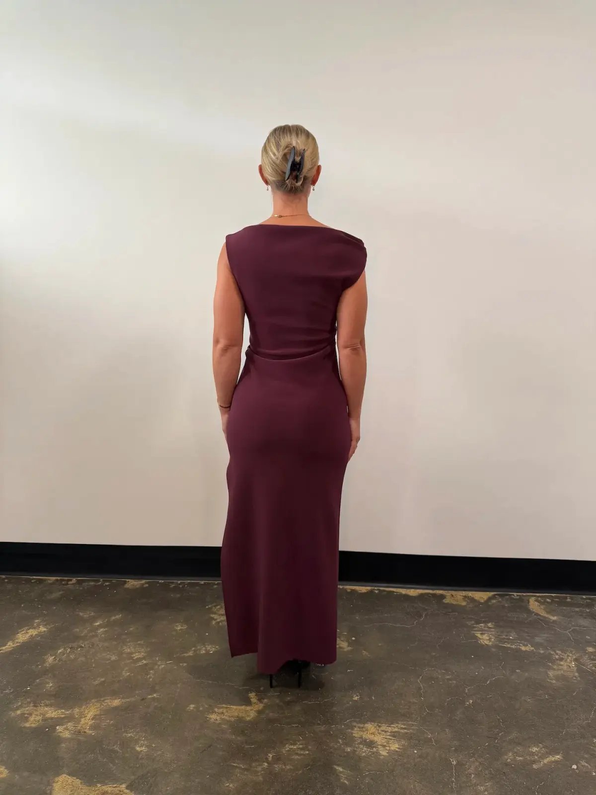 Bec & Bridge Leora Asym Maxi Dress Plum Size 10 photo 3