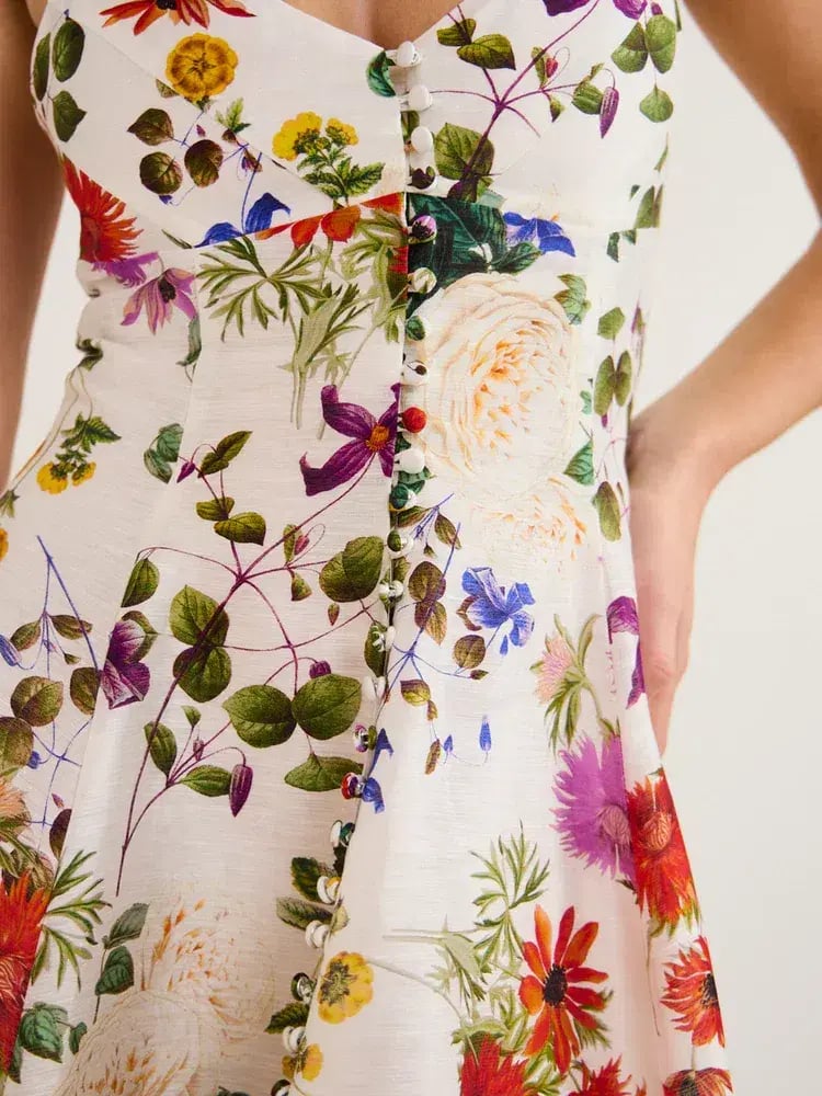 Sofia The Label Enchanted Floral Midi Dress Enchanted Floral Size 8 photo 6