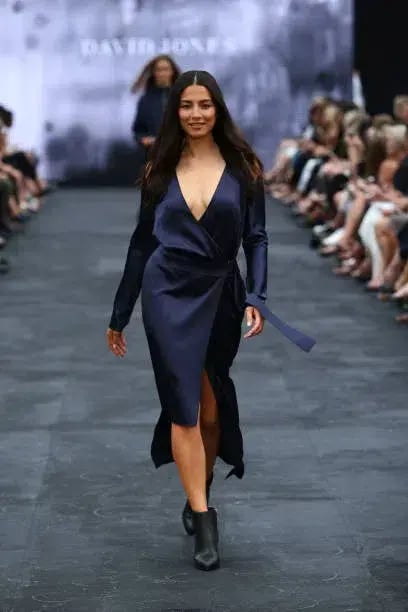 Dion Lee Silk Contour Tie Dress Navy Size 6 photo 6