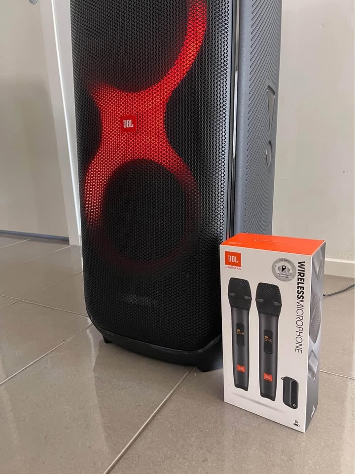 HIRE ONLY- JBL Party Box 710 with 2 x Wireless mics photo 4