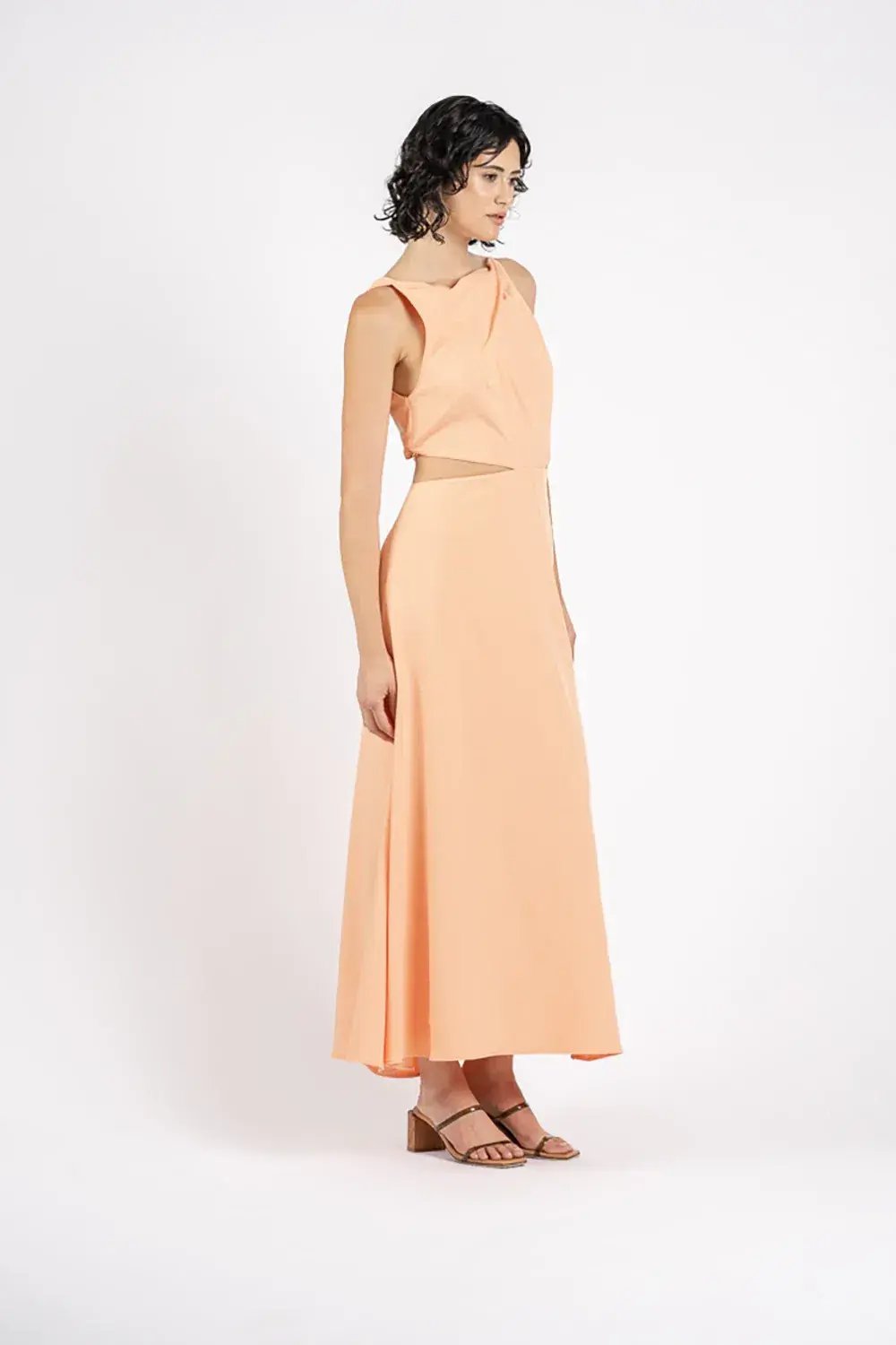 One Fell Swoop Bijoux Maxi in Melon Orange Size 8 photo 4