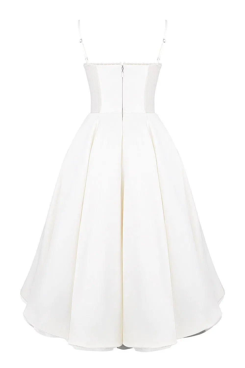 House of CB Mademoiselle White Tull Midi Dress Size AU 6 photo 14