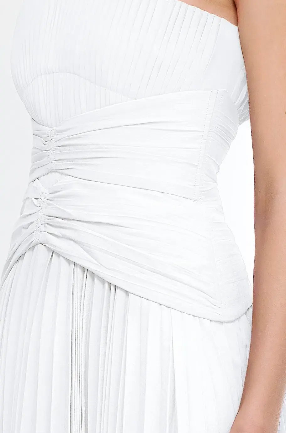Acler Fairley Midi Dress Ivory Size 10 photo 4