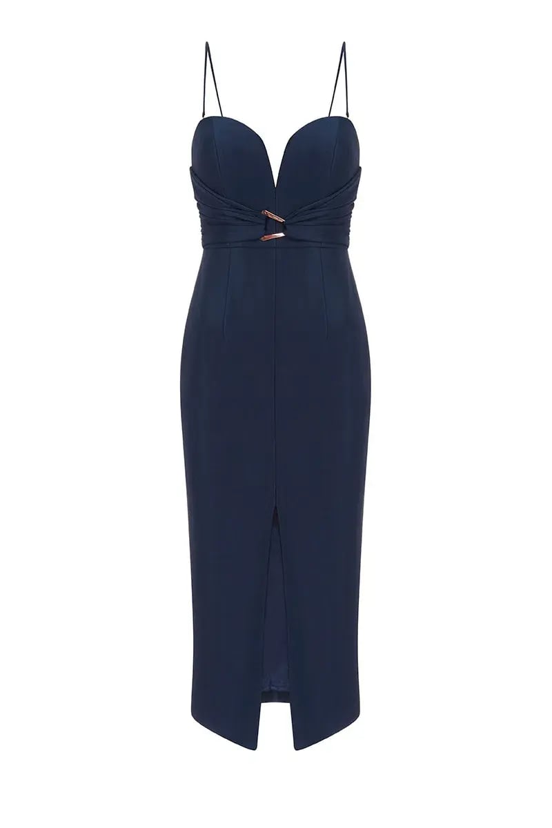 Sheike Bianca Dress Navy Size 14 photo 2