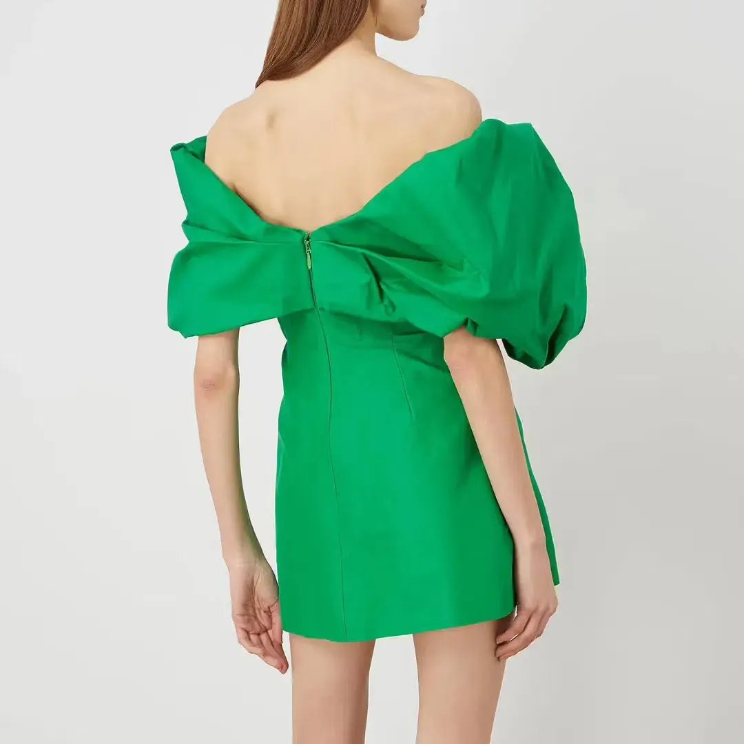 Rachel Gilbert Xavier Mini Dress Green Size AU 10 photo 2