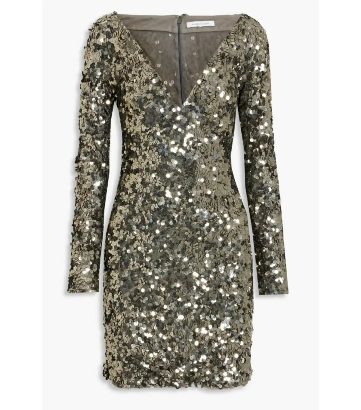 Rachel Gilbert Fleur Mini Dress in Gunmetal Size 4 / AU 14 photo 3