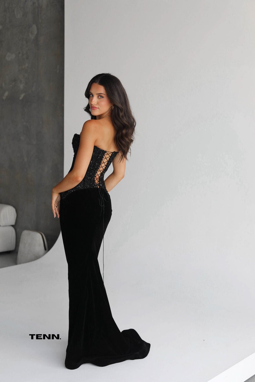 Lia Stublla Divine Gown - Black photo 4