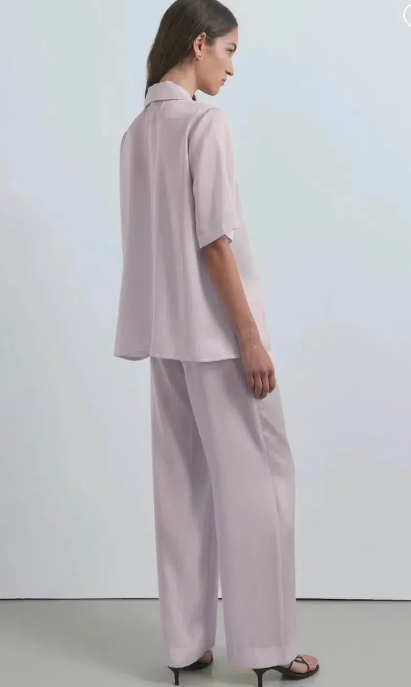 VIktoria & Woods Chorus Top & Pilor Pant Set Lilac Size 12 photo 2