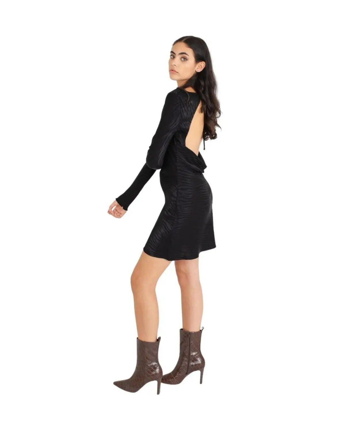 Bec & Bridge The Kat Mini Dress Black Size AU 8 photo 2