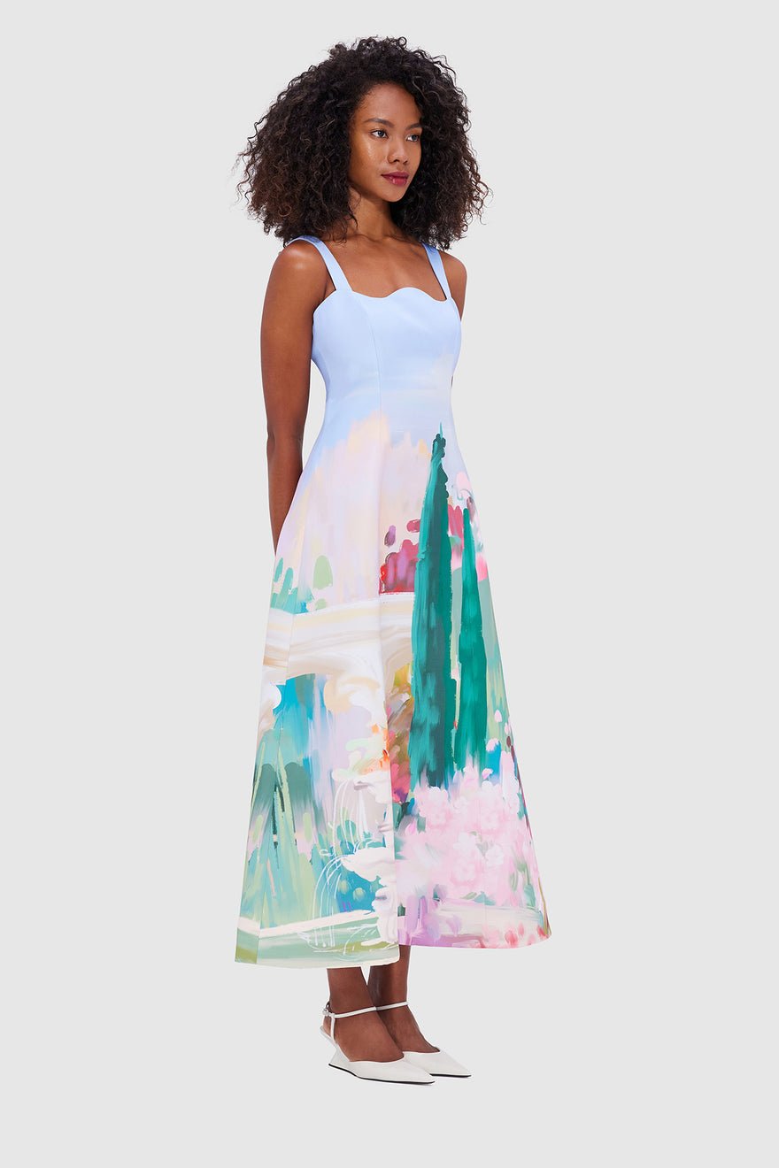 Leo Lin Odette Midi Dress - Jardin Print photo 2