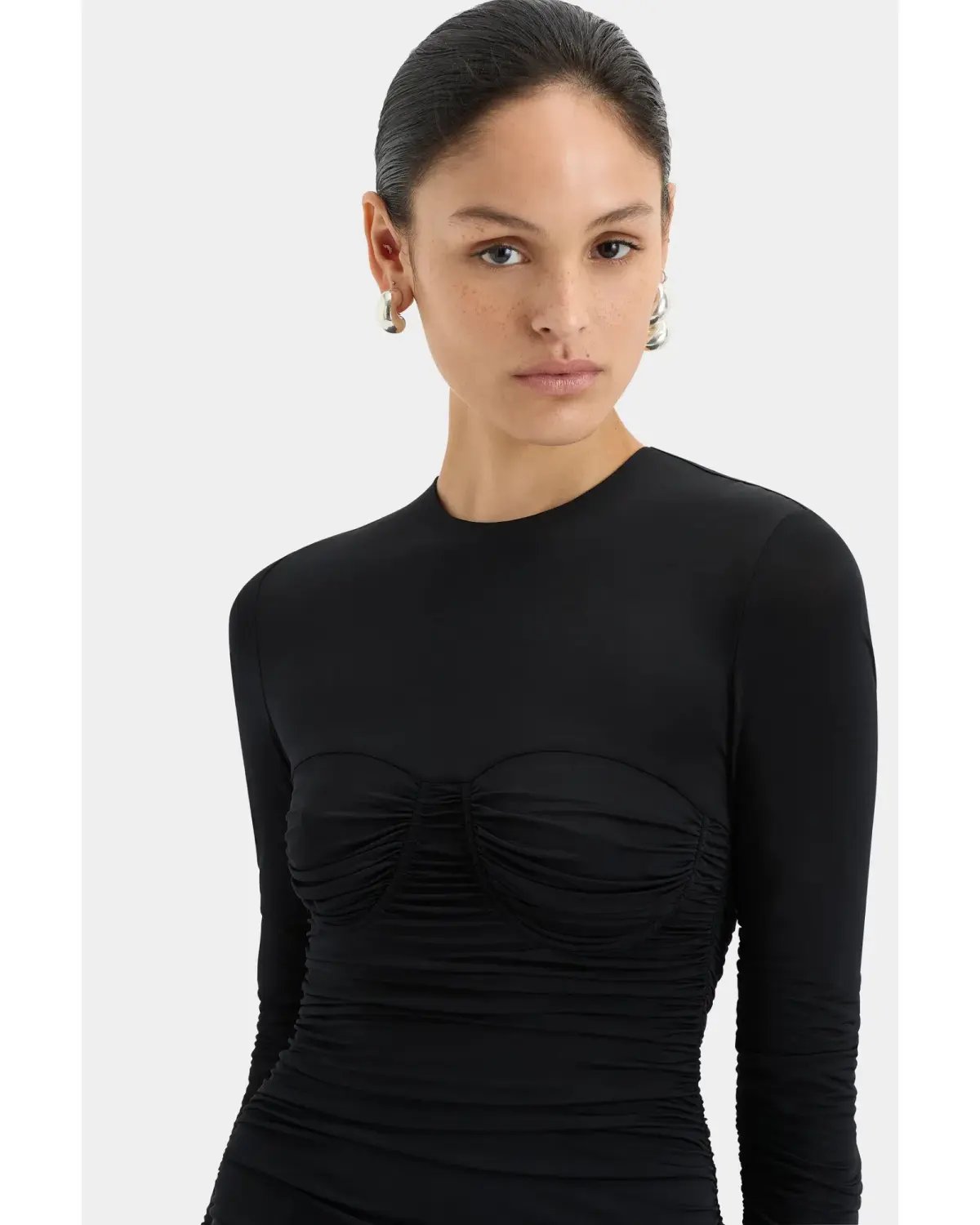 Sir the Label Alessia Draped Gown Black Size 2 / AU 10 photo 2