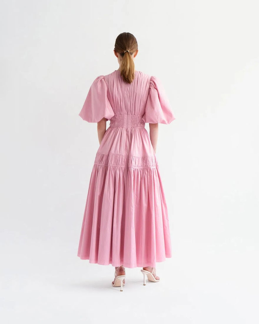 Aje Fallingwater Puff Sleeve Cotton Midi photo 2