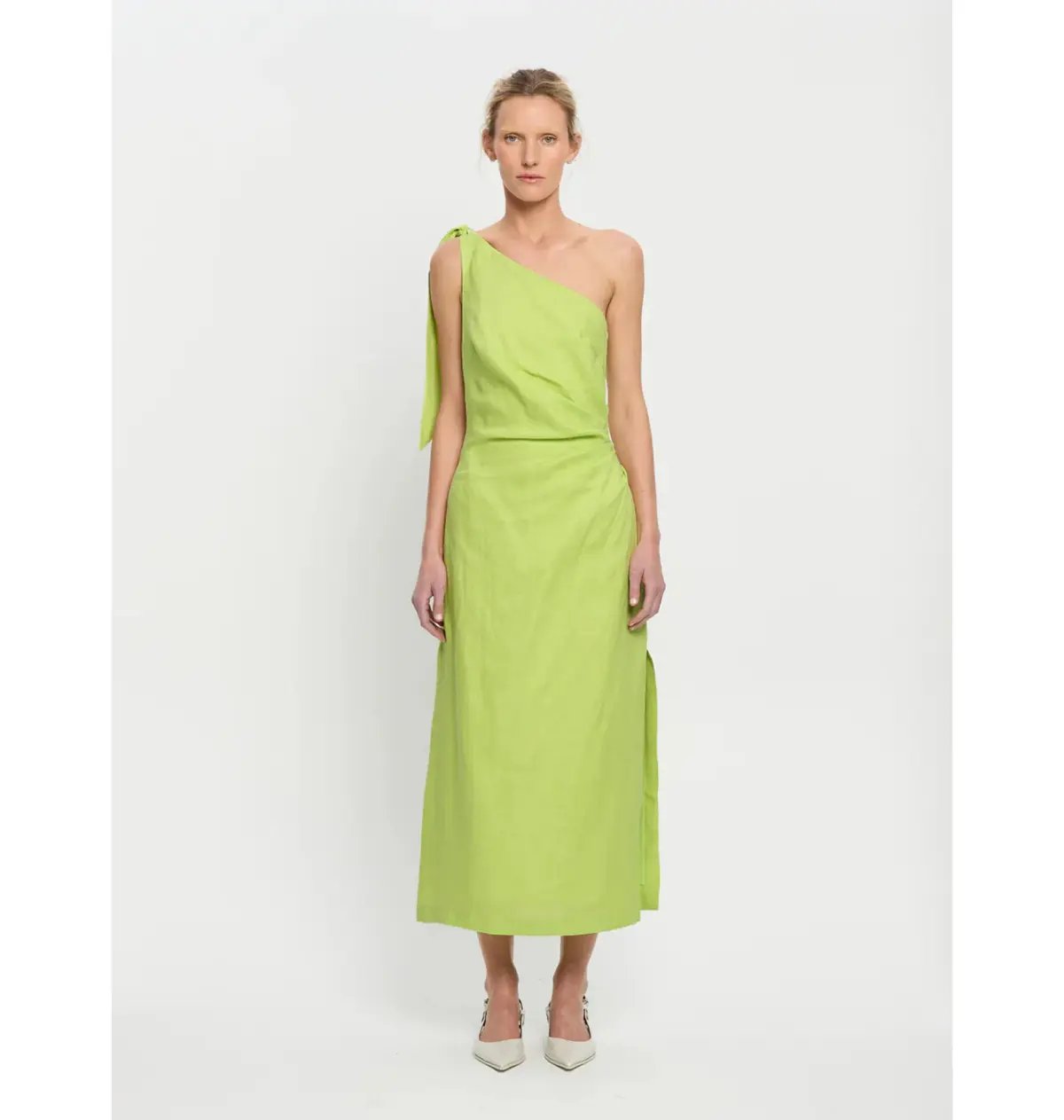 Kivari Addison Midi Dress Green Size AU 10 photo 3