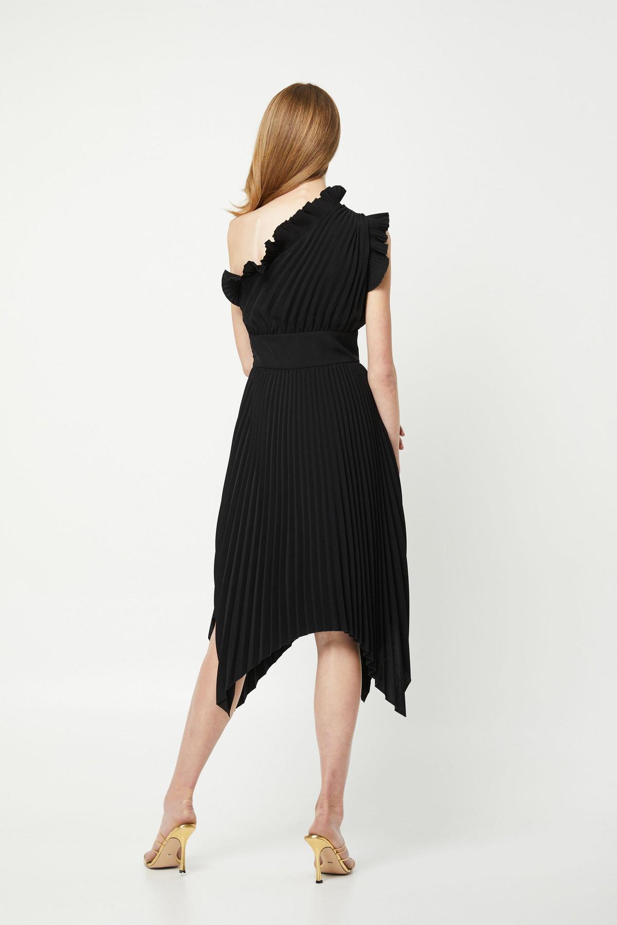 Mossman The Lady Like Midi Dress Black Size 6 photo 3