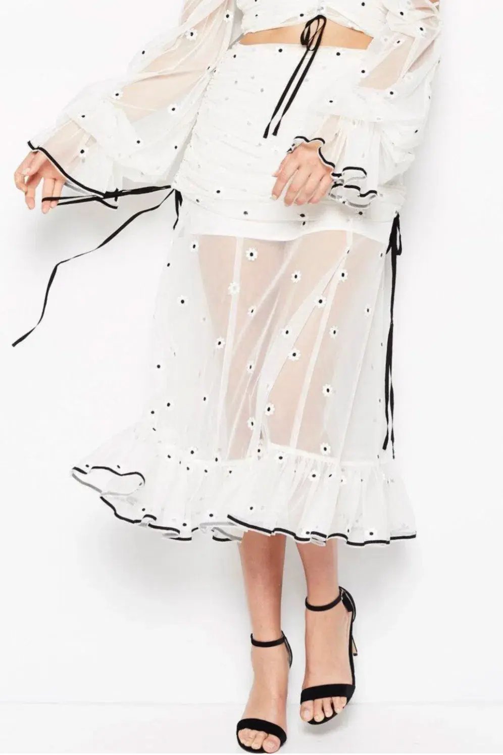 Alice McCall Le Lady Skirt White Size 6 photo 2