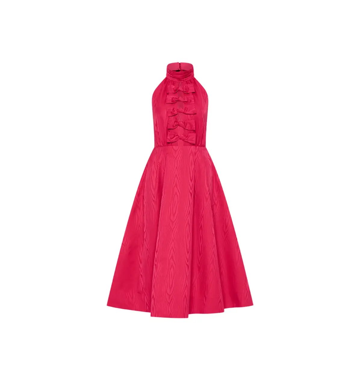 Rebecca Vallance Tahlia Halter Midi Dress Pink Size AU 10 photo 5