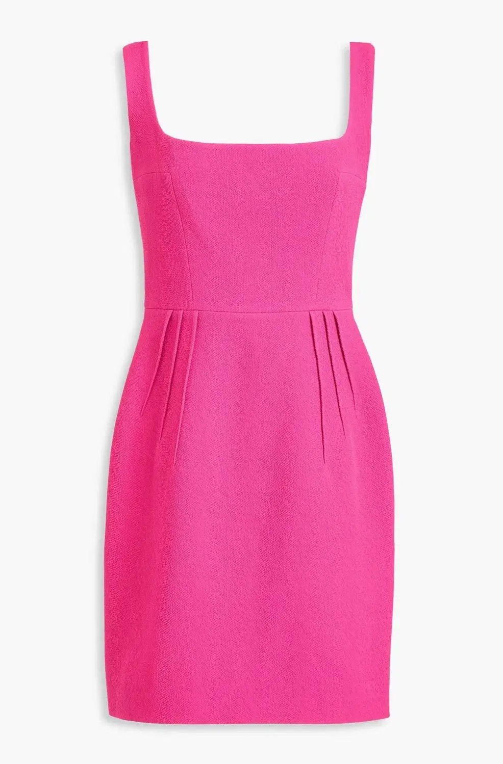 Emilia Wickstead Salma Mini Dress, Size AU 6, Hot Pink Cloqué photo 3