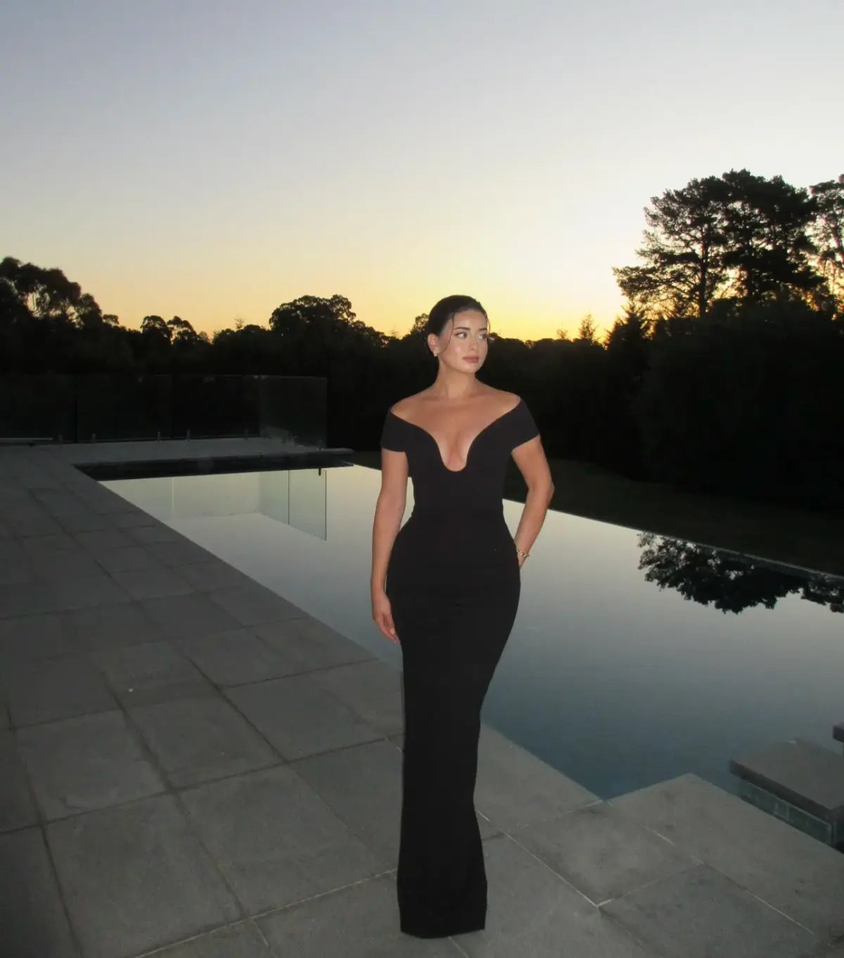 Solace London Marlowe Gown Black Size 6 photo 2