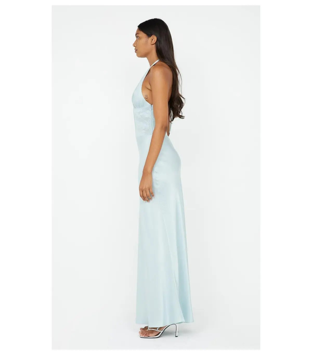 Bec & Bridge Akari Halter Dress Cloud Blue Size AU 6 photo 3