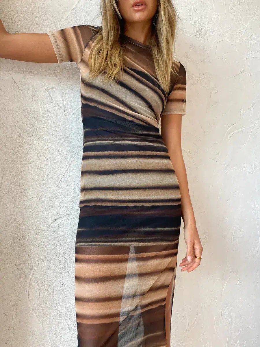 Bec & Bridge Watercolour Dress Print Size 8 photo 3