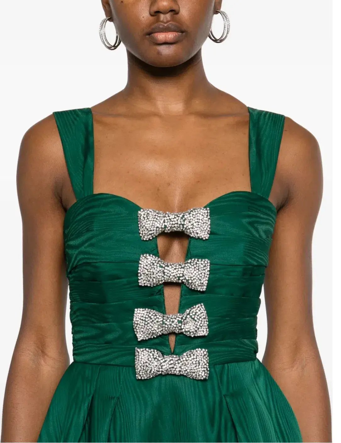 Rebecca Vallance Luiza Midi Dress Green Size 14 photo 4