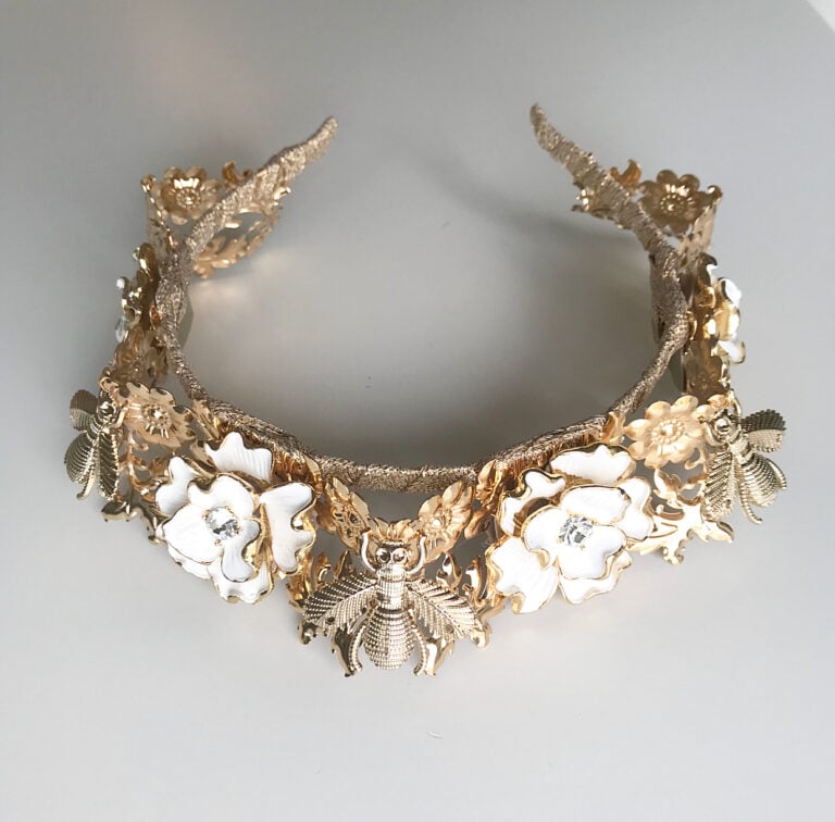 Ashlee Lauren Syntana crown - White photo 3