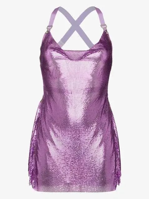 Poster Girl Calypso Dress Purple Size S/Au 8 photo 3