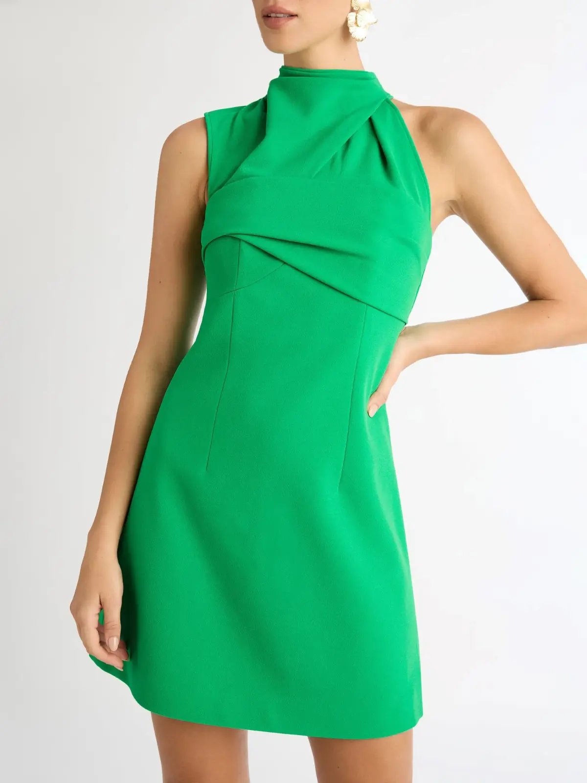 Sheike Avery Mini Dress Green Size 10 photo 2