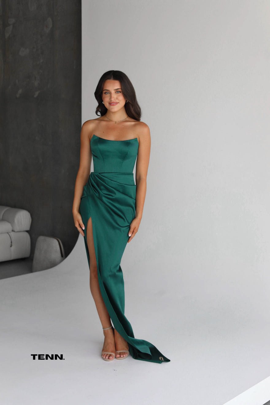 Lia Stublla Amity Gown - Deep Emerald photo 3