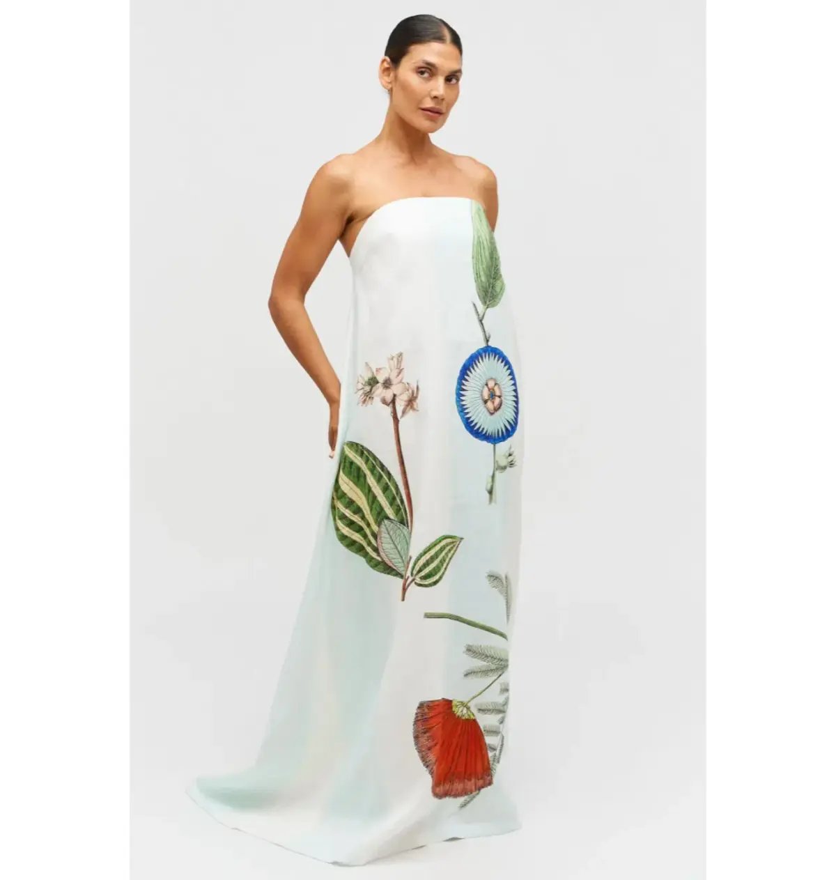 Oroton Grand Floral Gown Print Size AU 10 photo 2