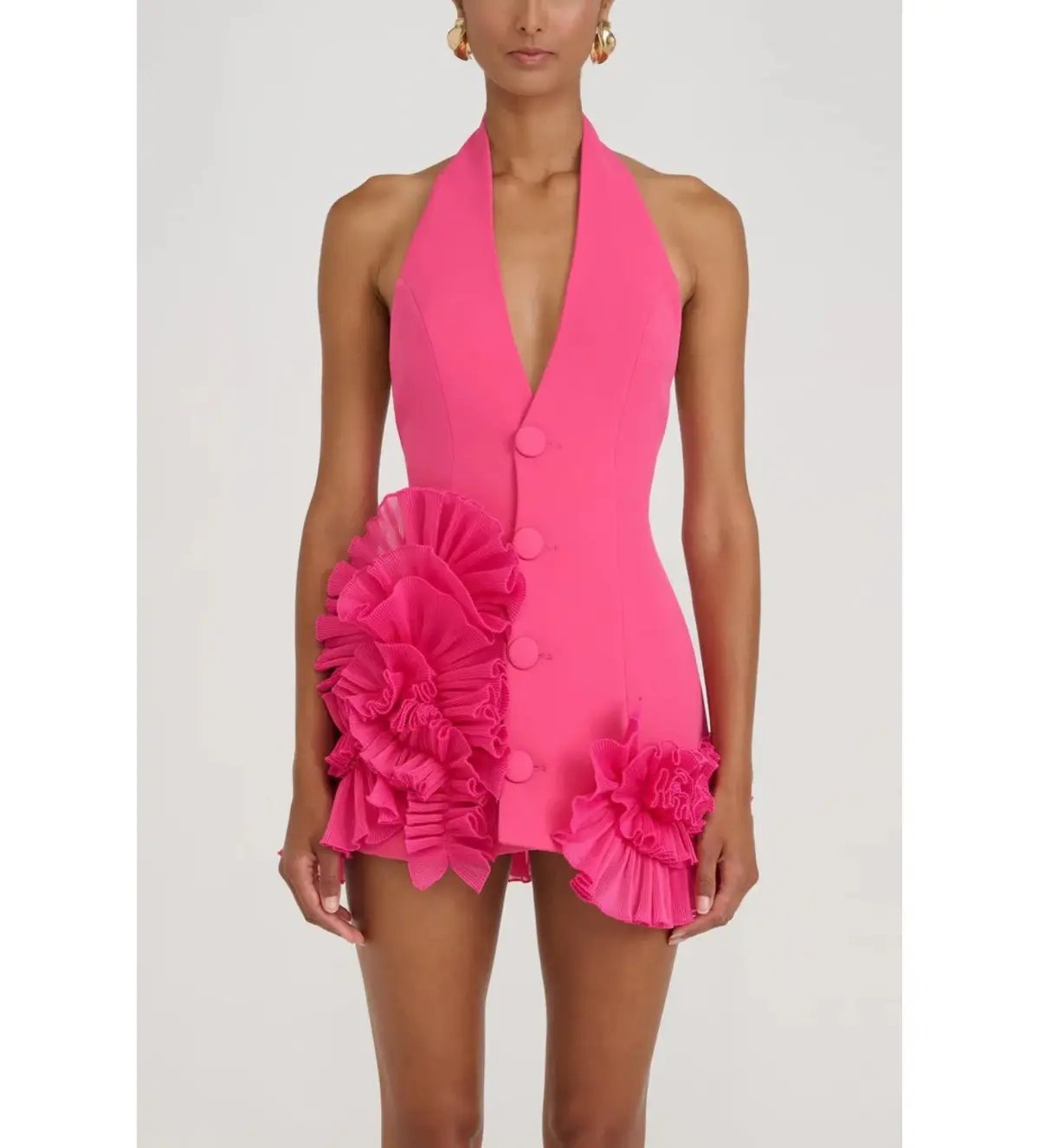Eliya the Label Belinda Mini Dress Magenta Size S/AU 8 photo 2