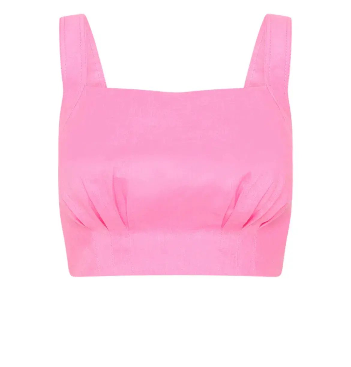 Aje Paper Bag Shorts & Tie Back Top Two Piece Set in Pink Size 6 photo 6