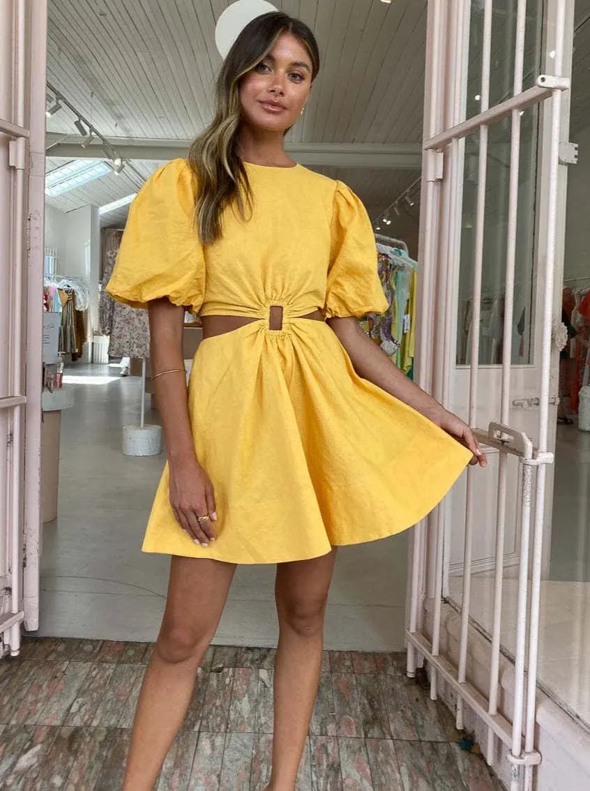 New Romantics Dolce Vita Mini Yellow Size AU 10 photo 2