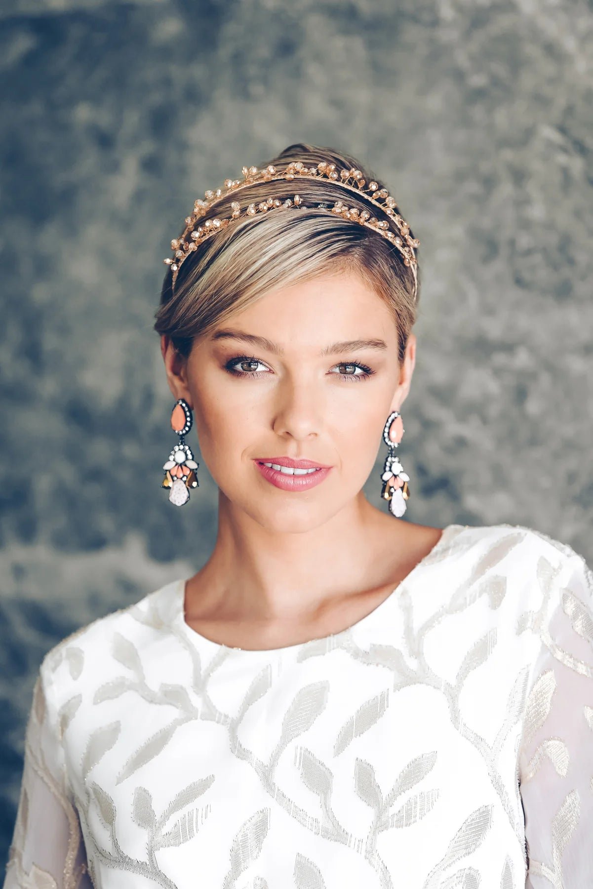 MORGAN & TAYLOR CRYSTAL HEADPIECE - GOLD photo 5