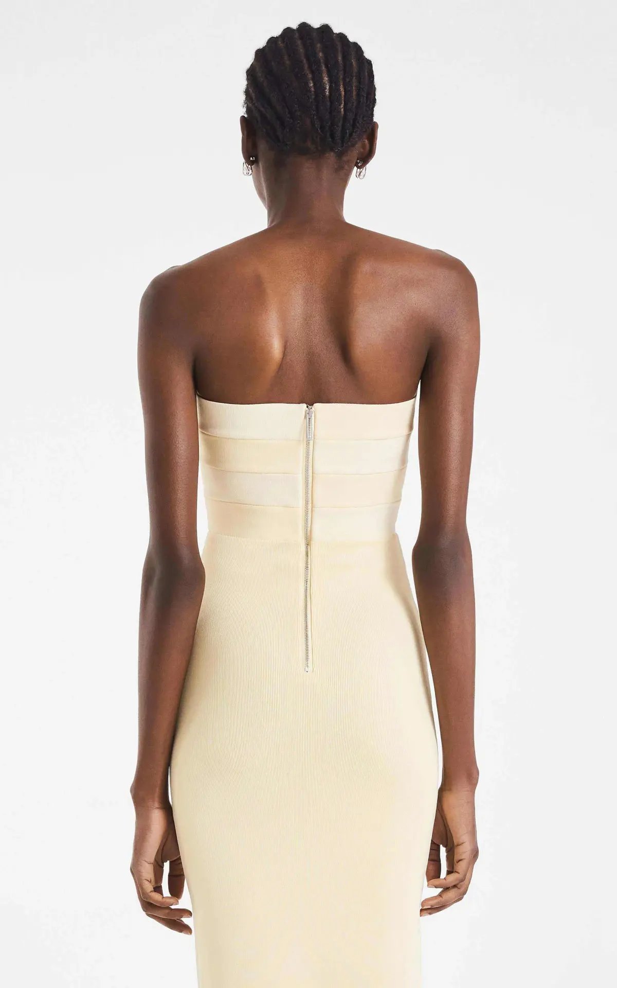 Dion Lee Interlock Midi Dress Cream Size 6 photo 5