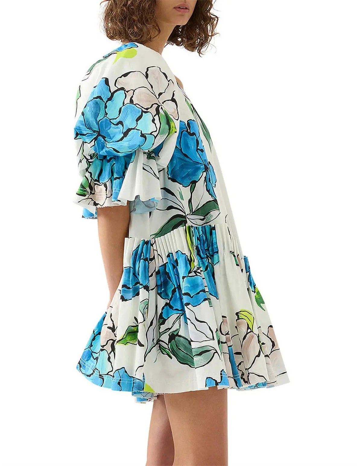 Aje Cy Off Shoulder Smock Dress photo 3