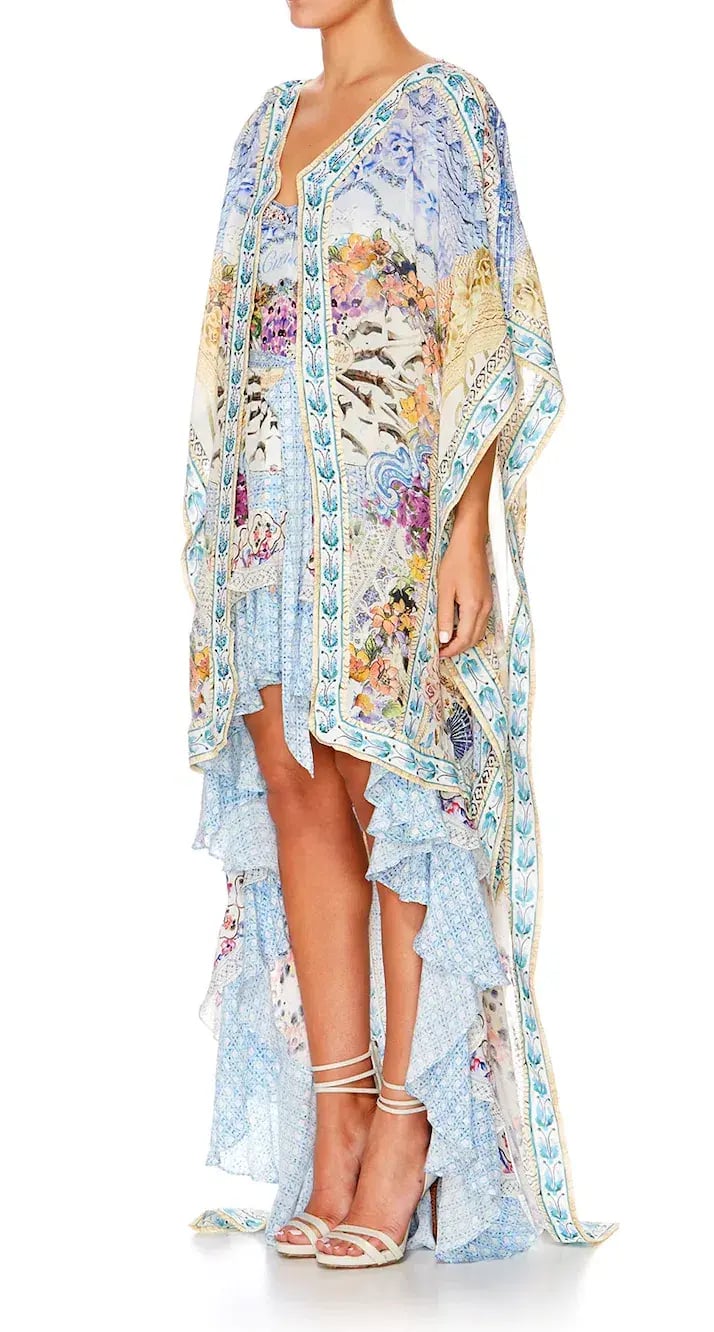 Camilla Drape Long Back Overlay Girl Next Door Print One Size photo 2