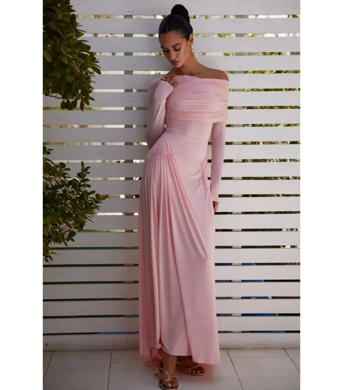 Abyss by Abby Milos Maxi Dress Pink Size S / AU 8 photo 2