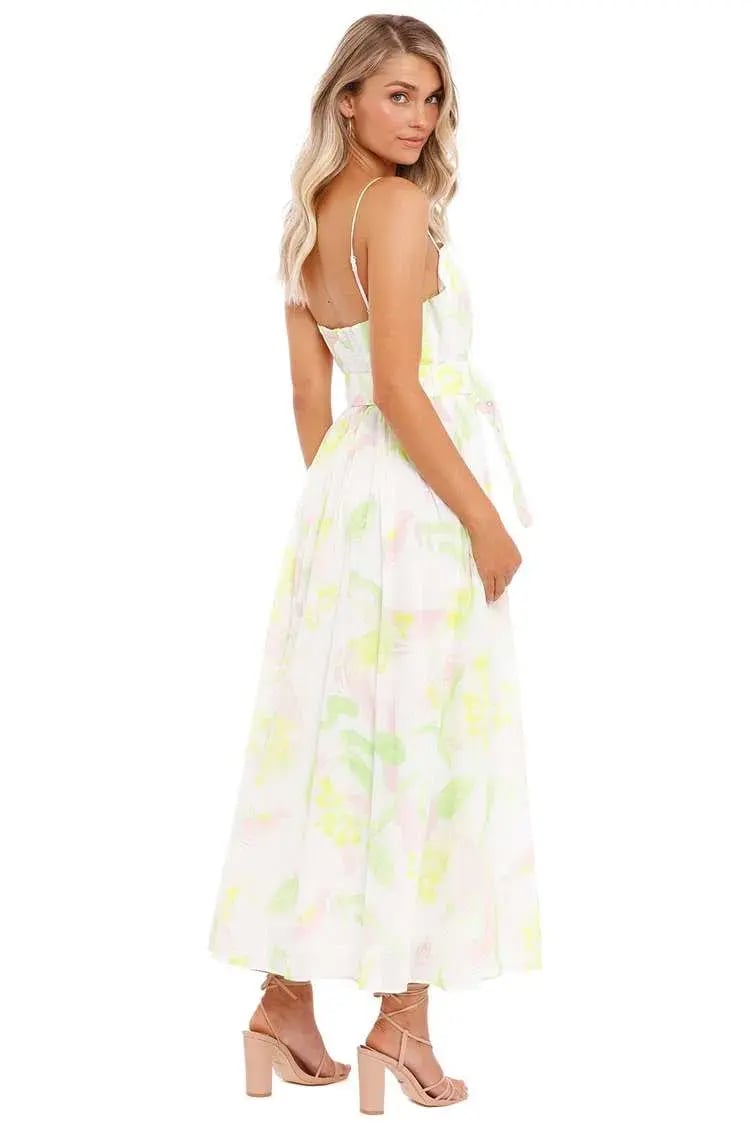 Steele Dalia Dress Spring Winds Multi Floral Size 12 photo 3