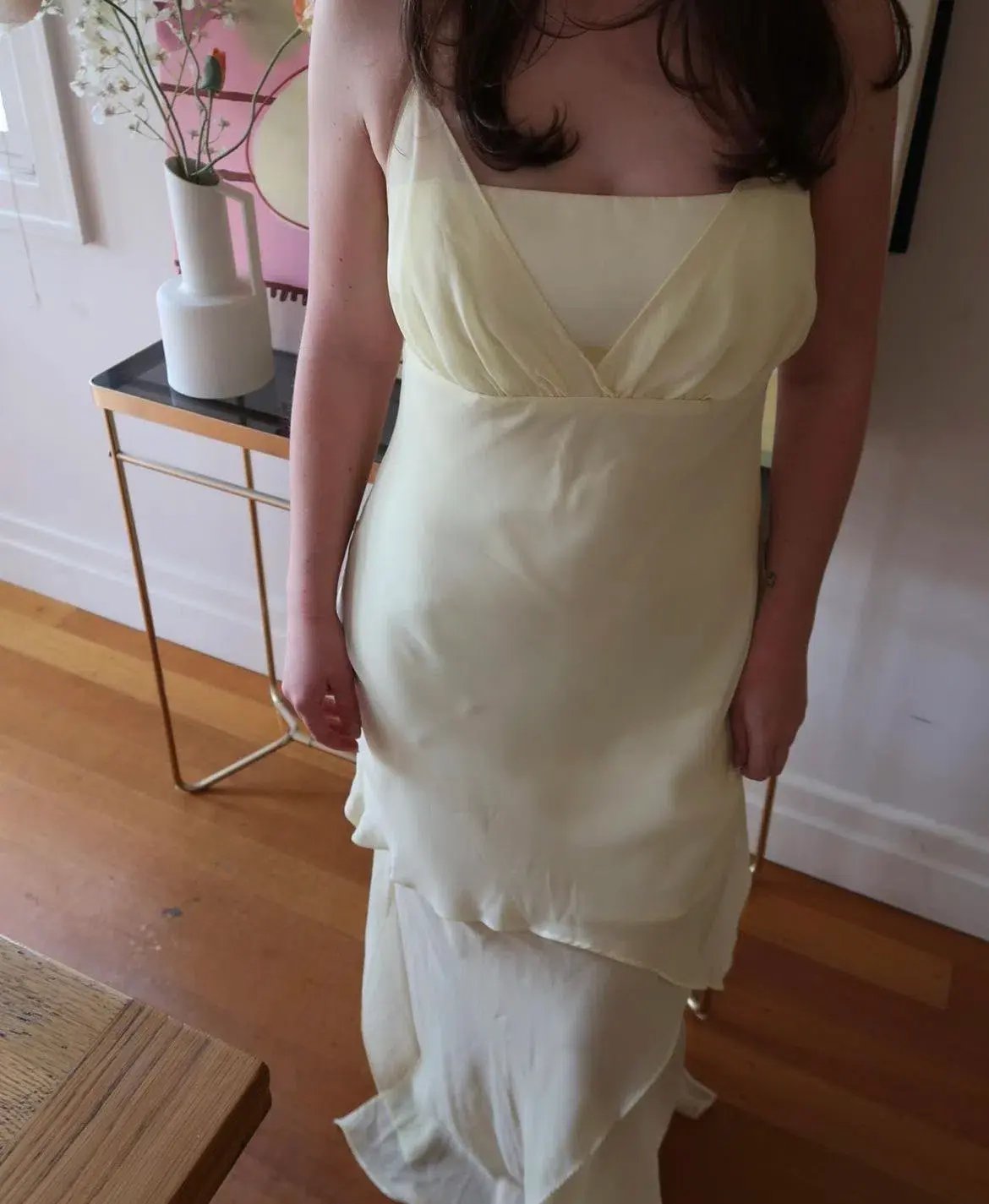 Studibaker The Lemon Midi Dress Yellow Size 8 photo 3