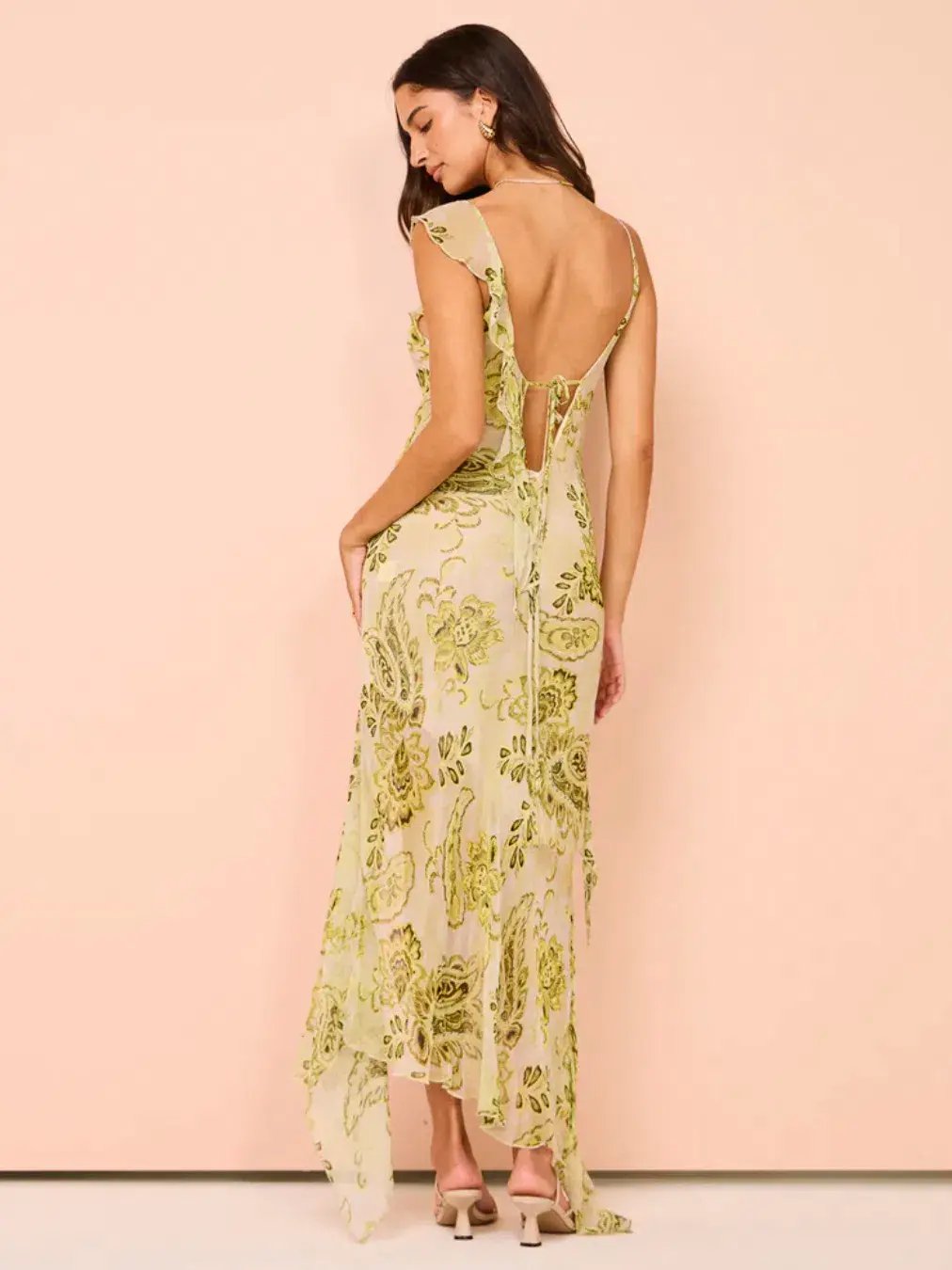 Bec & Bridge LyLou Dress Lemon Paisley Size S / AU 10 photo 3