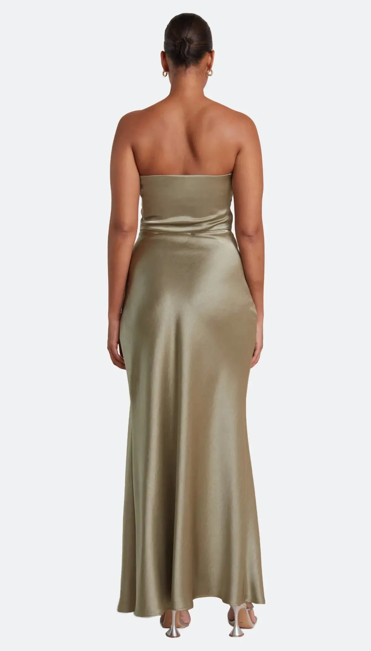 Bec & Bridge Dreamer Strapless Dress in Sage Size 14 photo 2